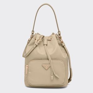 100% PRADA Nylon Bucket Bag